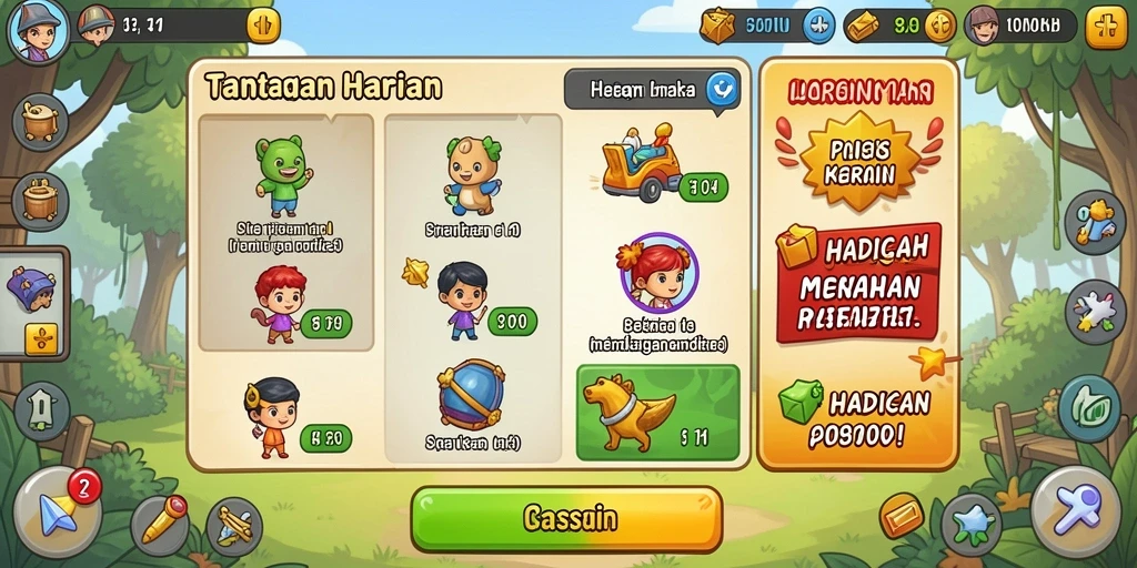 Event spesial yang menambah keseruan permainan.