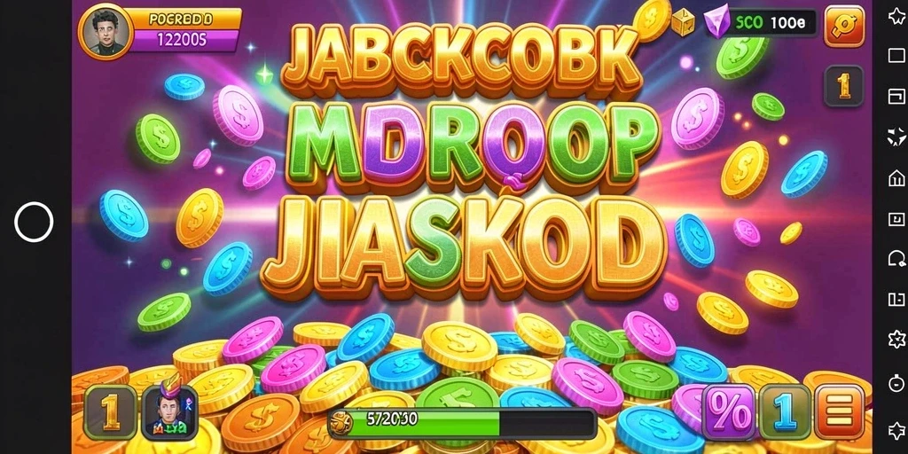 Screenshot menggambarkan level baru yang penuh tantangan.