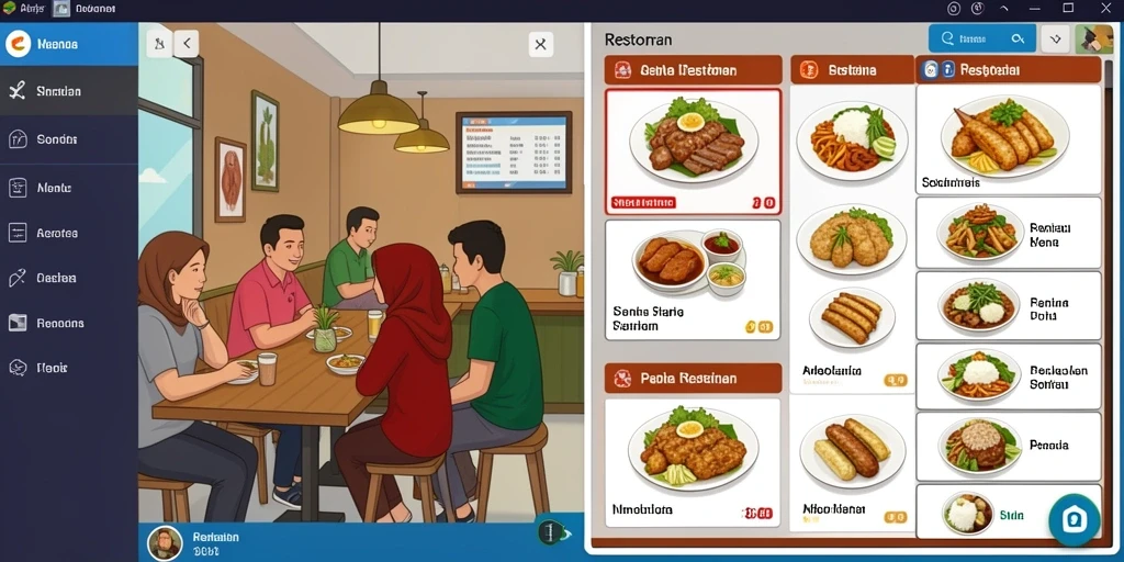 Komunitas aktif yang saling mendukung dan membantu.