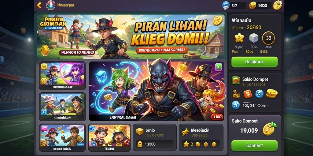 Sesi mini-game yang menantang dan menghibur.