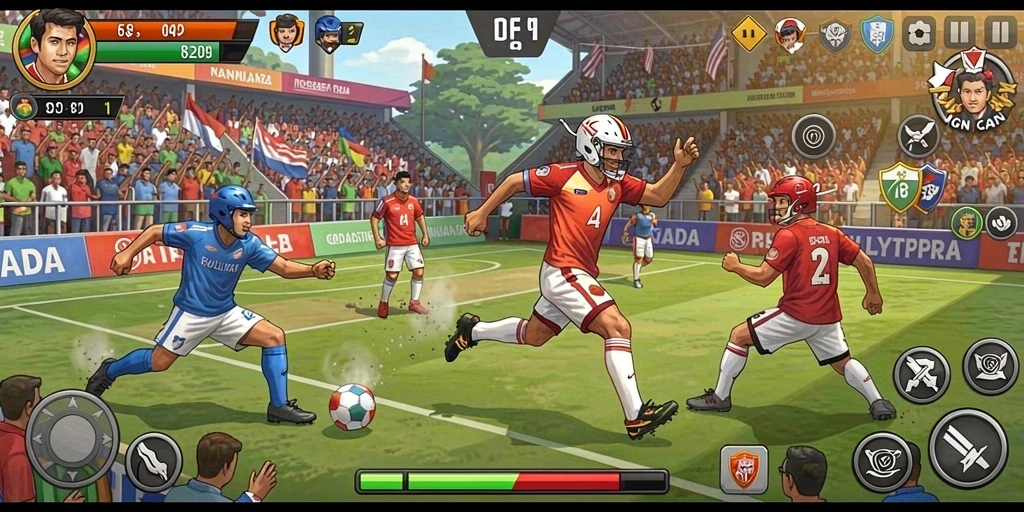 Level menantang yang penuh dengan aksi seru.