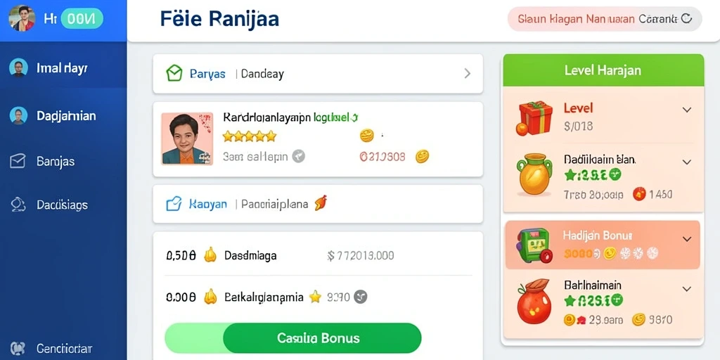 Menampilkan berbagai jenis permainan yang tersedia.